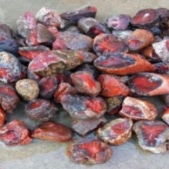 Ακατέργαστος λίθος Νανχόνγκ Αγκάτης – Μάρκα Thousand Hands, Προέλευση Γκουανγκζού, Άνοιξη 2023, Φυσικό στυλ, Μοτίβο Τοτέμ