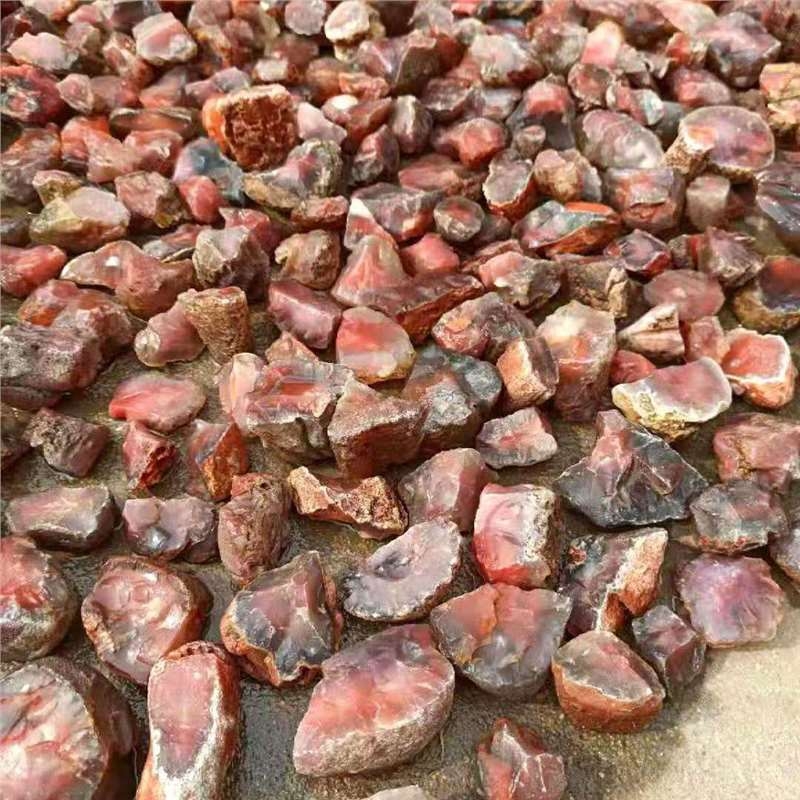 Piatră brută de agat Nanhong – Brand Thousand Hands, Origine Guangzhou, Primăvara 2023, Stil natural, Model totem