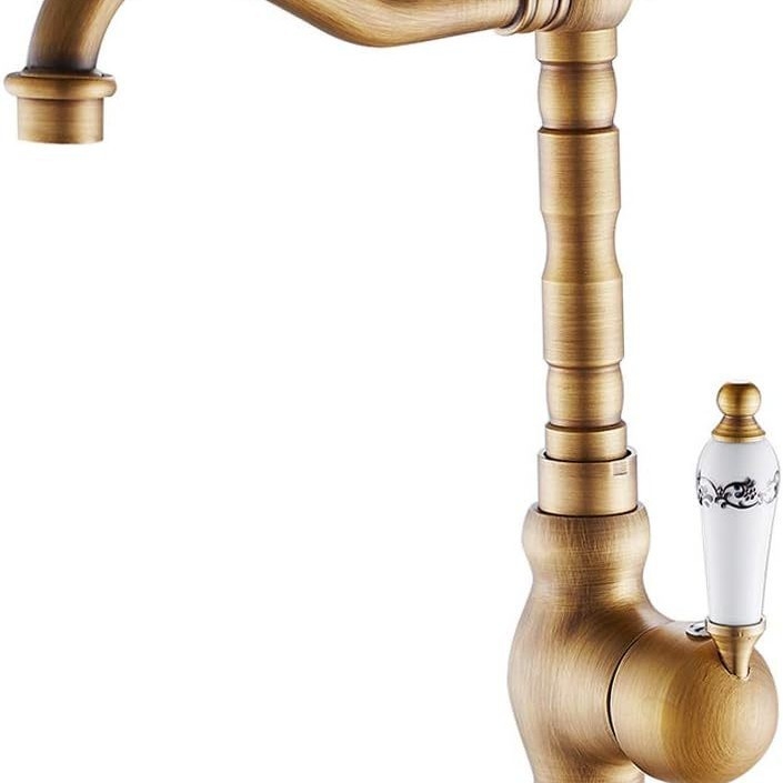 Praustuvo maišytuvas, modelis 3121, vario korpusas, keramikinė kasetė, vertikalus montavimas, senovinis paviršius