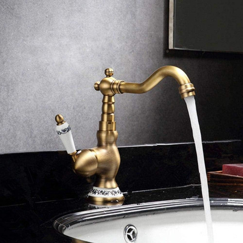 Praustuvo maišytuvas, modelis 3121, vario korpusas, keramikinė kasetė, vertikalus montavimas, senovinis paviršius