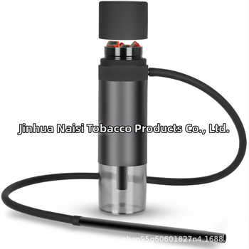 Išardomas šisha puodelis – nešiojamas vandens pypės priedas namams ir automobiliui; medžiaga: aliuminio lydinys + stiklas; logotipo spauda įmanoma; pritaikymas