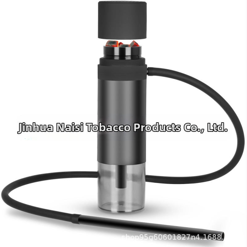 Išardomas šisha puodelis – nešiojamas vandens pypės priedas namams ir automobiliui; medžiaga: aliuminio lydinys + stiklas; logotipo spauda įmanoma; pritaikymas