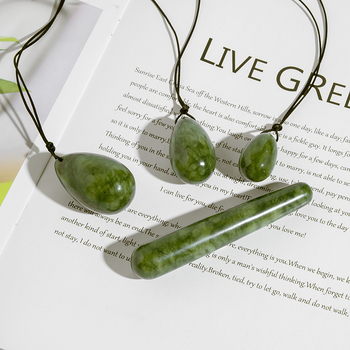 Mulsanne Jade – jáde tojás masszázskő, 70 g, Liaoning eredetű, testreszabható