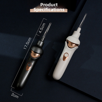 Σετ φωτιζόμενων κουταλιών για τον καθαρισμό των αυτιών για παιδιά – φορητό επαναφορτιζόμενες ηλεκτρικό εργαλείο καθαρισμού αυτιών, ABS, 60 τεμάχια ανά συσκευασία