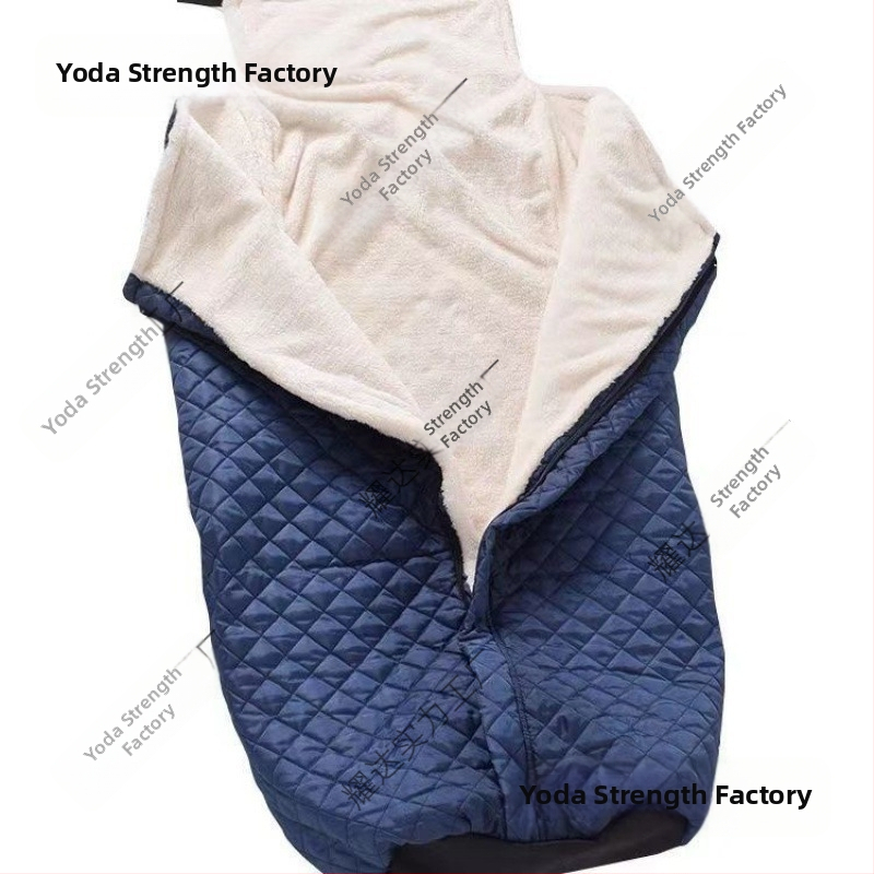 Затоплящо одеяло за инвалидна количка – ветроустойчиво покривало за крака, дебело за зимата