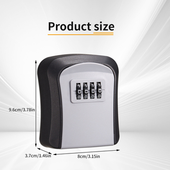 Μηχανική θήκη κλειδιών KS815, ABS μηχανικό πλαστικό, μάρκα Simply, για διακοσμητικά έργα και ενοικιαζόμενες εγκαταστάσεις.