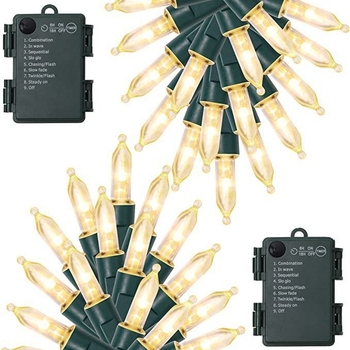 LED балонна светлинна нишка – Модел MM0086, 5V, IP67 водоустойчива, 4 lm, живот 10000 ч, за външна коледна украса