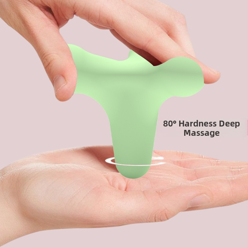 Myofasciálna masážna lopta so štvorcovým dizajnom – silikónová, nenafukovateľná, na uvoľnenie ramenných a chodidlových svalov, rehabilitácia