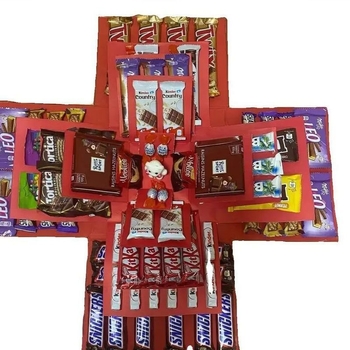 Кутия за подаръци с пет слоя и печатано лого — подарък за рожден ден и Коледа за съученик