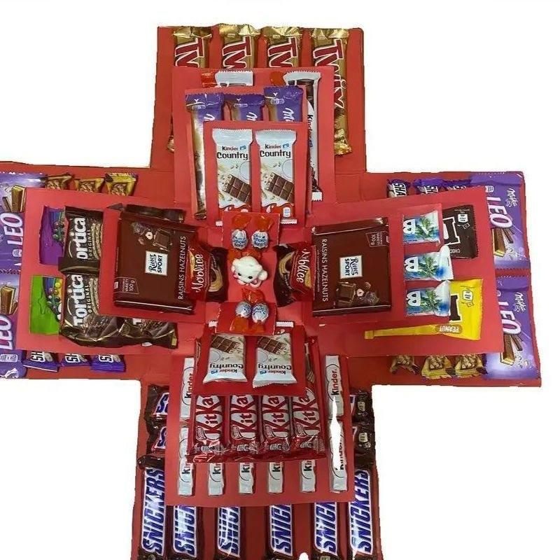 Кутия за подаръци с пет слоя и печатано лого — подарък за рожден ден и Коледа за съученик