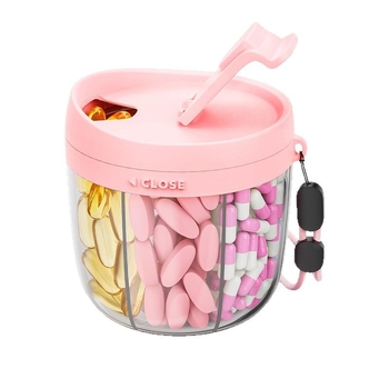 Εβδομαδιαίο κουτί χαπιών, 7 διαμερίσματα, σιλικόνη, αδιάβροχο, μεγάλη χωρητικότητα