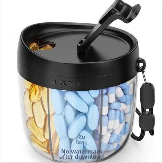 Εβδομαδιαίο κουτί χαπιών, 7 διαμερίσματα, σιλικόνη, αδιάβροχο, μεγάλη χωρητικότητα