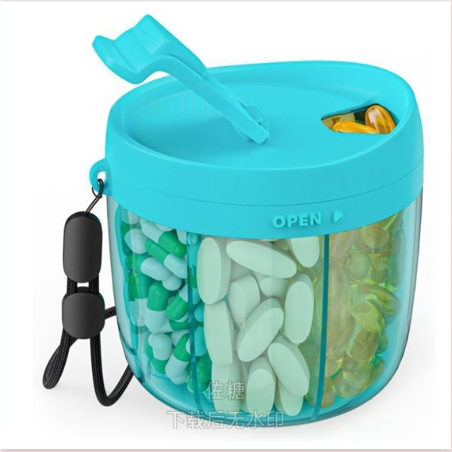 Εβδομαδιαίο κουτί χαπιών, 7 διαμερίσματα, σιλικόνη, αδιάβροχο, μεγάλη χωρητικότητα