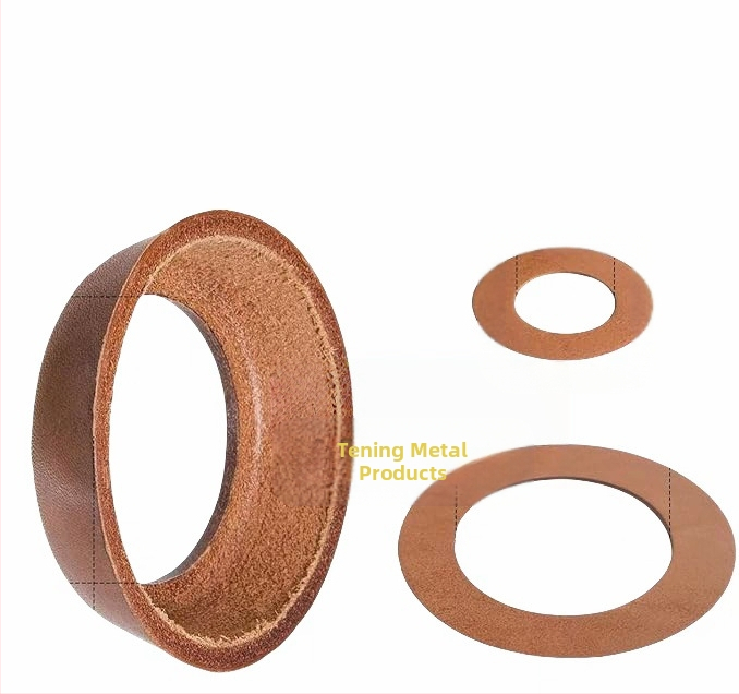 Тип 75 кожена купа за ръчна помпа — пистон, гумена подложка, кожена подложка, кожен пръстен
