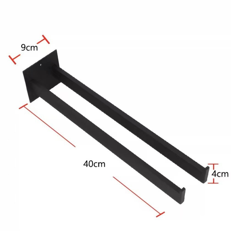 Rozsdamentes acél törölközőtartó, falra szerelhető, egyetlen rétegű, teherbírás 10 kg, felületi kezelés: sütőfesték, elektroplakolás, ezüstös felület