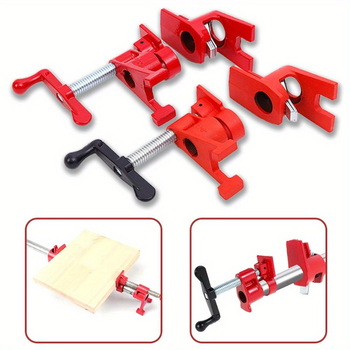 Ťažký drevený sťahovací súbor na potrubie pre stolárstvo a spájanie dosiek – ručný nástroj pre stolára