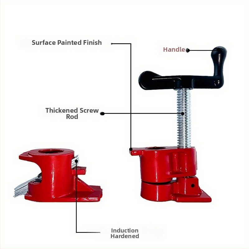 Тежък дървен комплект тръбни щипки за дървообработване и свързване на плочи – ръчен инструмент за дърводелец