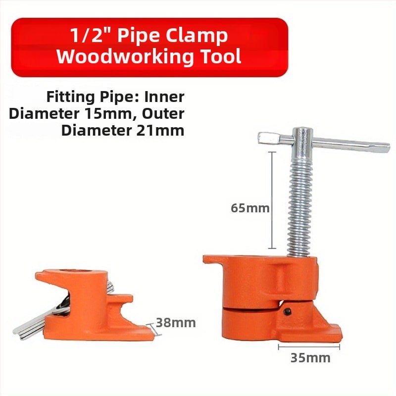 Ťažký drevený sťahovací súbor na potrubie pre stolárstvo a spájanie dosiek – ručný nástroj pre stolára