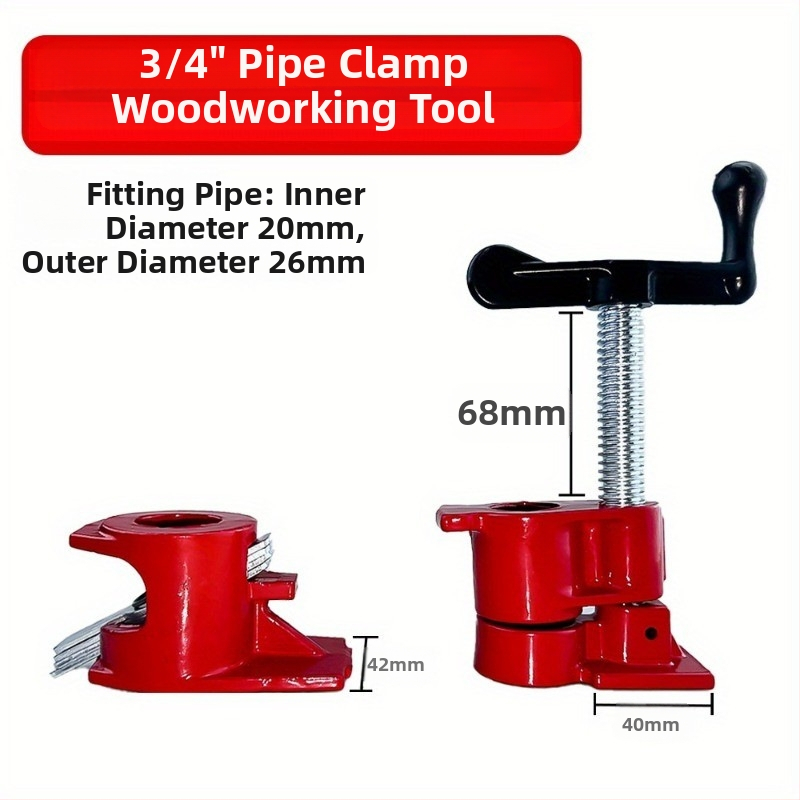 Ťažký drevený sťahovací súbor na potrubie pre stolárstvo a spájanie dosiek – ručný nástroj pre stolára