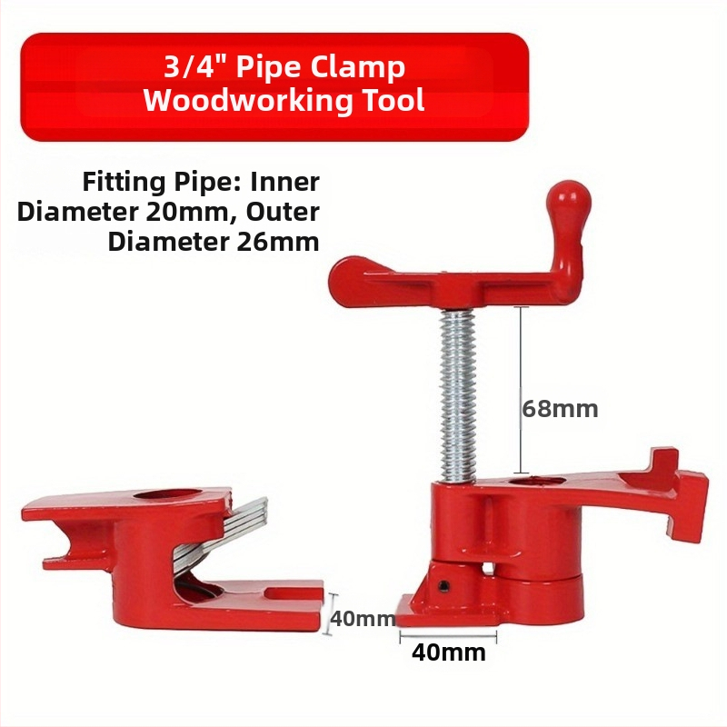 Ťažký drevený sťahovací súbor na potrubie pre stolárstvo a spájanie dosiek – ručný nástroj pre stolára
