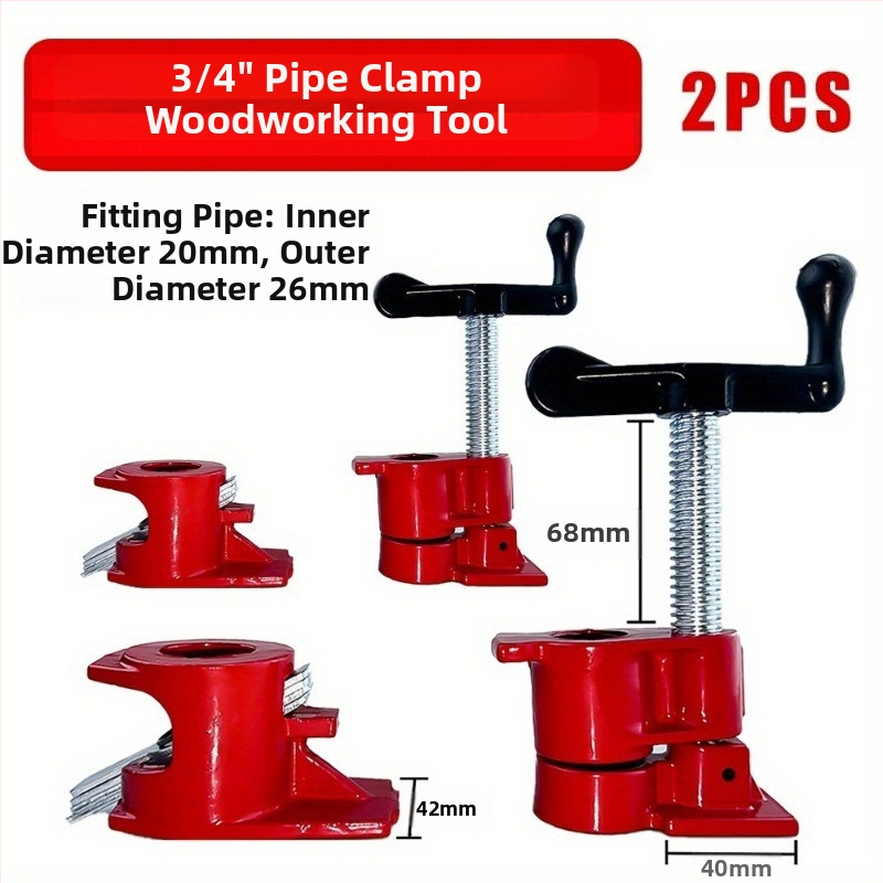 Ťažký drevený sťahovací súbor na potrubie pre stolárstvo a spájanie dosiek – ručný nástroj pre stolára