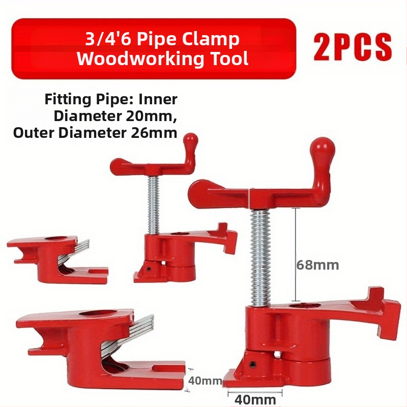 Ťažký drevený sťahovací súbor na potrubie pre stolárstvo a spájanie dosiek – ručný nástroj pre stolára