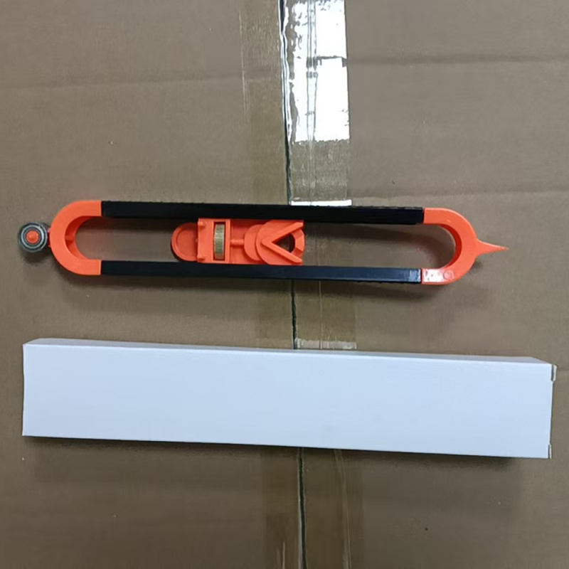 Контурен измервател за неравномерни форми – елипсовиден контурен инструмент за дървообработване, многофункционален контурен измервател Lanzhao