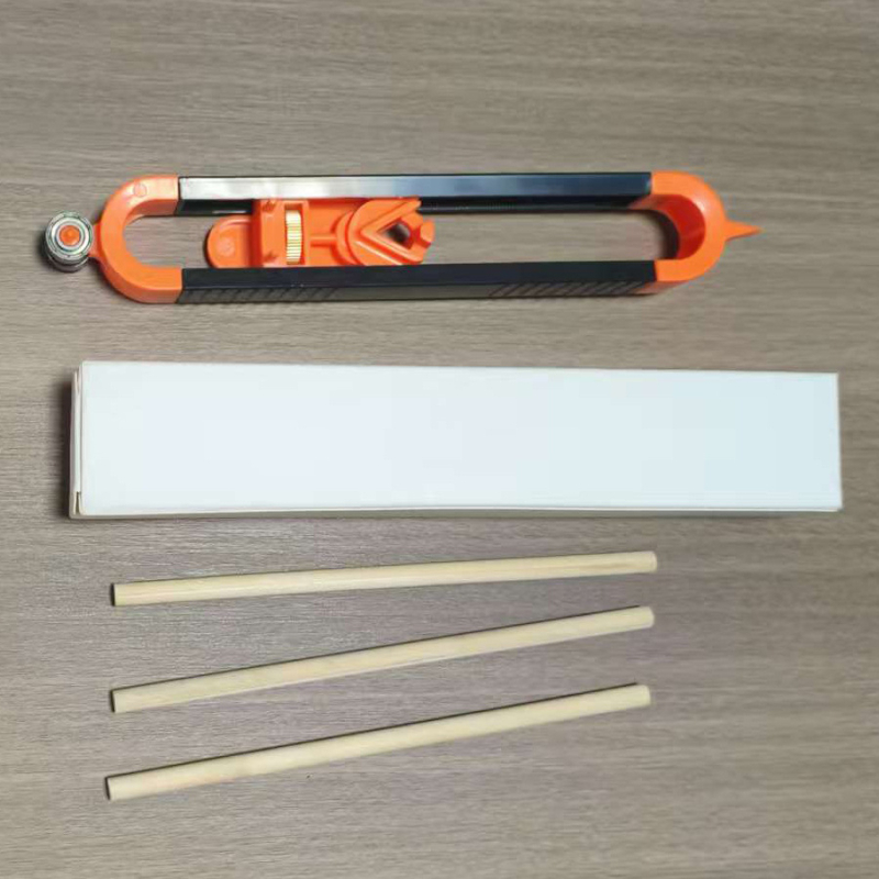 Контурен измервател за неравномерни форми – елипсовиден контурен инструмент за дървообработване, многофункционален контурен измервател Lanzhao