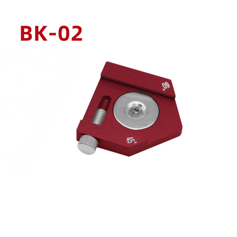 Мултифункционална стоманена линийка със позиционен блок за дървообработване, многоъглово чертане и измерване