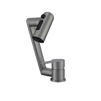 Sulankstomas virtuvės maišytuvas RV – karštas/šaltas, nerūdijantis plienas 304, modelis OX31556, žemas profilis, keraminių disko vožtuvas, šlifuota paviršiaus, maksimali temperatūra 90°C, nominalus slėgis 1,2 MPa