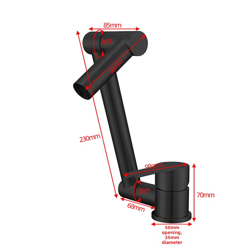 Sulankstomas virtuvės maišytuvas RV – karštas/šaltas, nerūdijantis plienas 304, modelis OX31556, žemas profilis, keraminių disko vožtuvas, šlifuota paviršiaus, maksimali temperatūra 90°C, nominalus slėgis 1,2 MPa