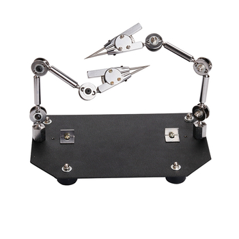 Hegesztő tartó háromkarú, dupla fejű hegesztő csipesz, segédeszköz asztal, márka Yilong