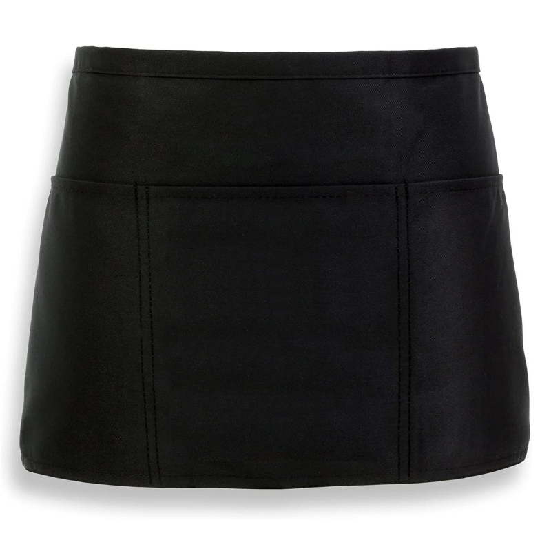 Ποδιά σερβιτόρου μέχρι τη μέση, χωρίς μανίκια, αδιάβροχη, πολυεστέρας-βαμβάκι, μοντέρνο μινιμαλιστικό στυλ