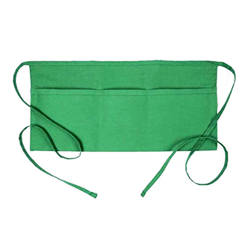 Ποδιά σερβιτόρου μέχρι τη μέση, χωρίς μανίκια, αδιάβροχη, πολυεστέρας-βαμβάκι, μοντέρνο μινιμαλιστικό στυλ