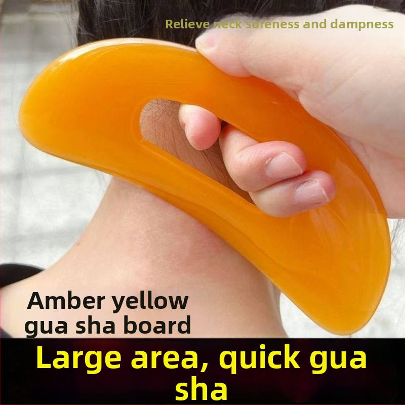 Anyu Masažo plokštė šukavimui - Natūrali derva, Sveikatos masažas, Svoris 0.3