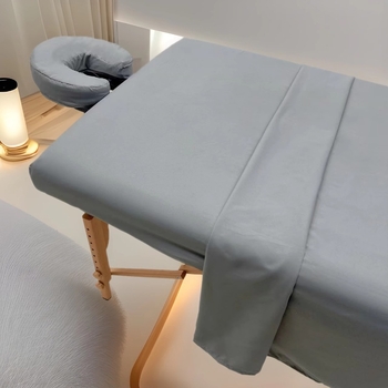 Комплект покривки за масажна маса за козметичен салон — антиплъзгаща се, износоустойчива; правоъгълна форма, химическо влакно