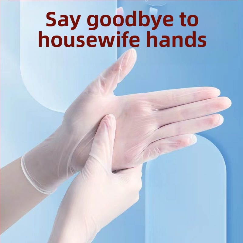 Vienkartinės store maisto kokybės pirštinės cateringu ir virtuvei, anti-slip, su logotipo spauda