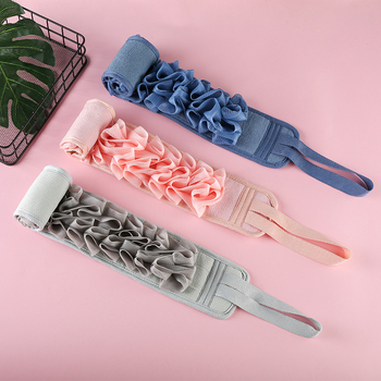 Δύο-σε-Ένα καθαριστής πλάτης με ισχυρή τριβή, πετσέτα μπάνιου και απολεπιστικό άνθος, ύφασμα rayon, προέλευση Χεμπέι, 500 τεμάχια ανά κουτί