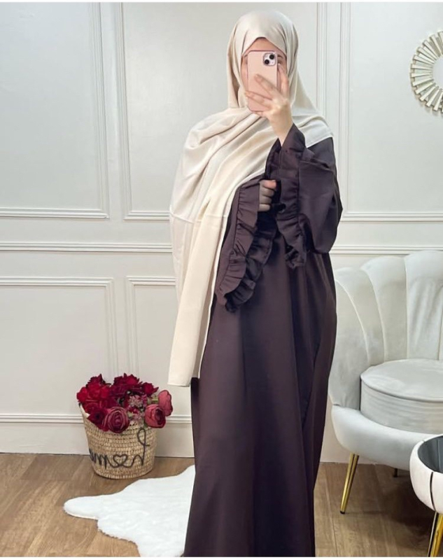 Rochie damă tip pulover, culoare solidă, croială A-line, mâneci clopot, poliester