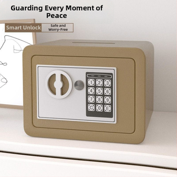 Mechaninis taupymo seifas su išmaniu slaptažodžiu – plieninė konstrukcija, šiuolaikinis minimalistinis dizainas