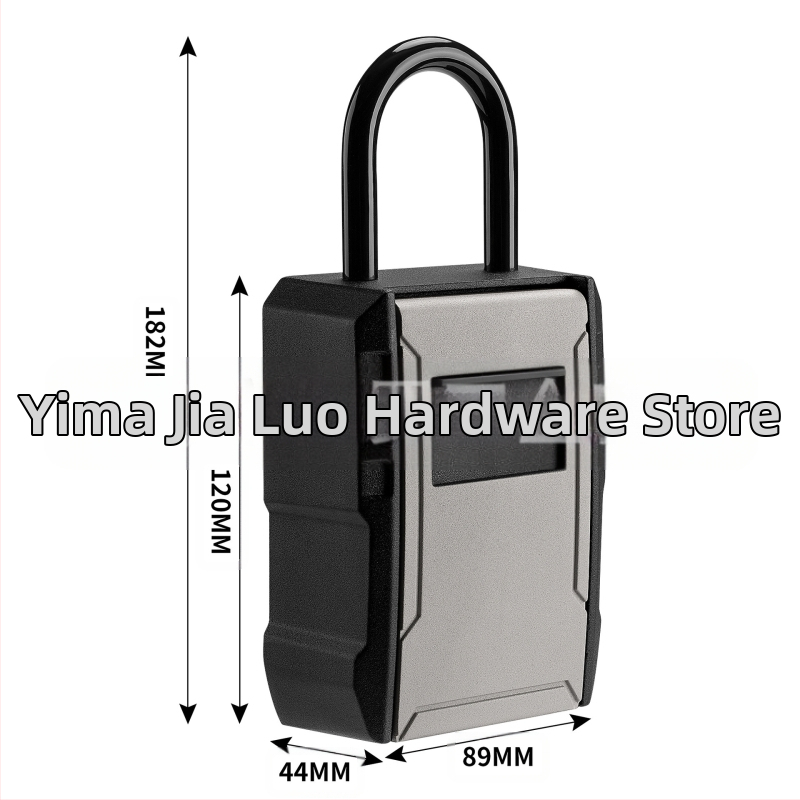 Κουτί κλειδιών από κράμα αλουμινίου, μοντέλο 817P, τύπος μηχανής, πάχος κλειδωτικής ράβδου 5 mm, για κλειδιά, τραπεζικές κάρτες και ταυτότητες