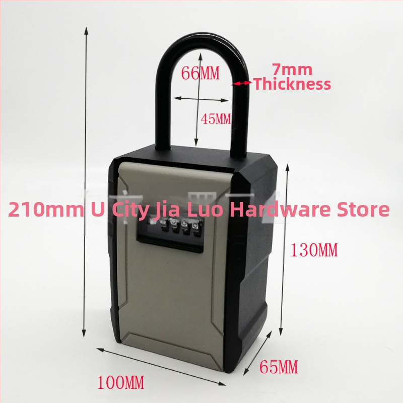 Κουτί κλειδιών από κράμα αλουμινίου, μοντέλο 817P, τύπος μηχανής, πάχος κλειδωτικής ράβδου 5 mm, για κλειδιά, τραπεζικές κάρτες και ταυτότητες