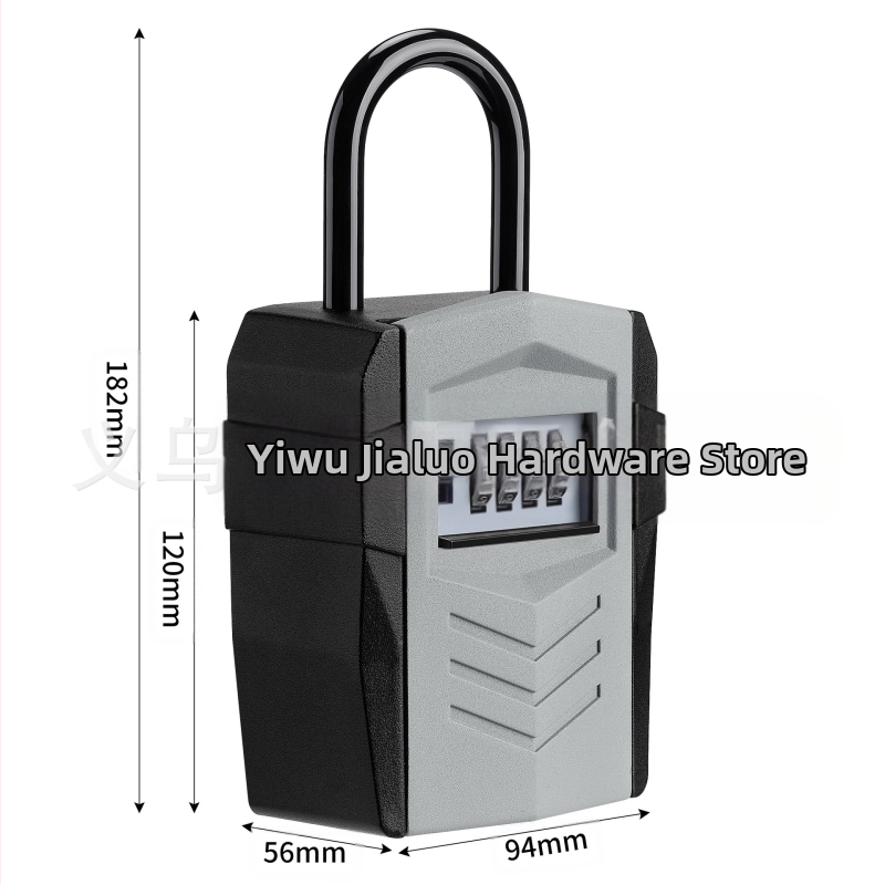 Κουτί κλειδιών από κράμα αλουμινίου, μοντέλο 817P, τύπος μηχανής, πάχος κλειδωτικής ράβδου 5 mm, για κλειδιά, τραπεζικές κάρτες και ταυτότητες