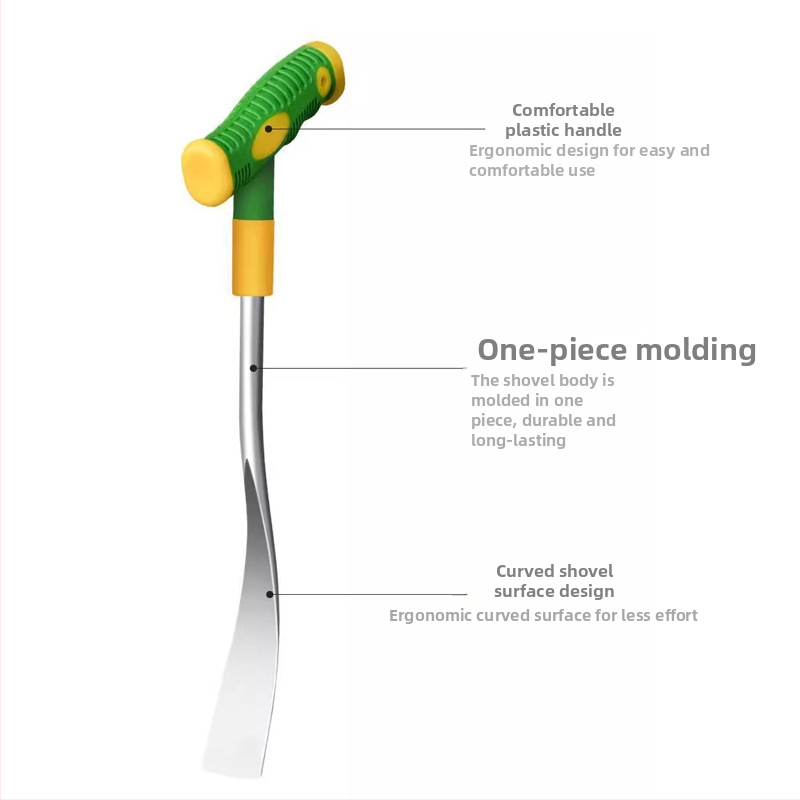 Лопата за чесън и диви зеленчуци, стоманена дръжка, глава 260 мм дълга, 30 мм широка, тегло 0,3 кг, Pro-election