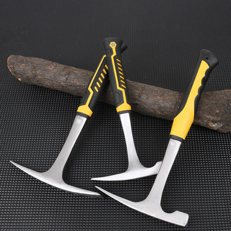 Geológiai kalapács lapos fejű kivitel, mangán‑acéls fej, acél nyél, 1 kg