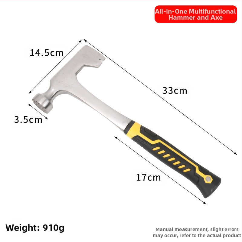 Geológiai kalapács lapos fejű kivitel, mangán‑acéls fej, acél nyél, 1 kg