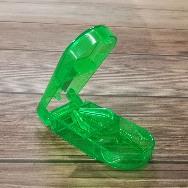 Nešiojama tablečių dėžutė iš PP plastiko, vaistams, su dangteliu, pritaikoma