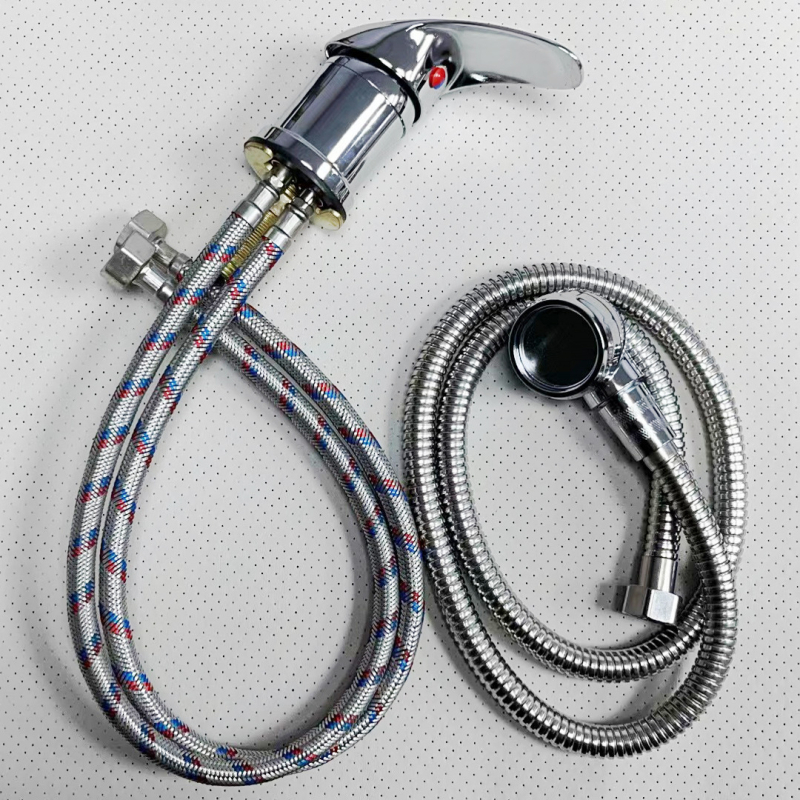 Sip maišytuvo praustuvui – keraminių vožtuvų branduolys, cinko lydinys, vieno jungties dizainas