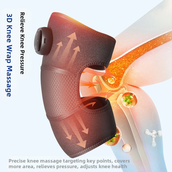 Коленни подложки масажер с отопление и термотерапия, 3.7V батерия, интелигентен контрол на температурата, отопление на 3-та степен, диапазон на температурата 40–60°C