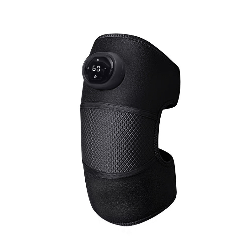 Masaj pentru genunchi cu încălzire și terapie termică, baterie 3,7V, control inteligent al temperaturii, încălzire la treapta a 3-a, interval de 40–60°C